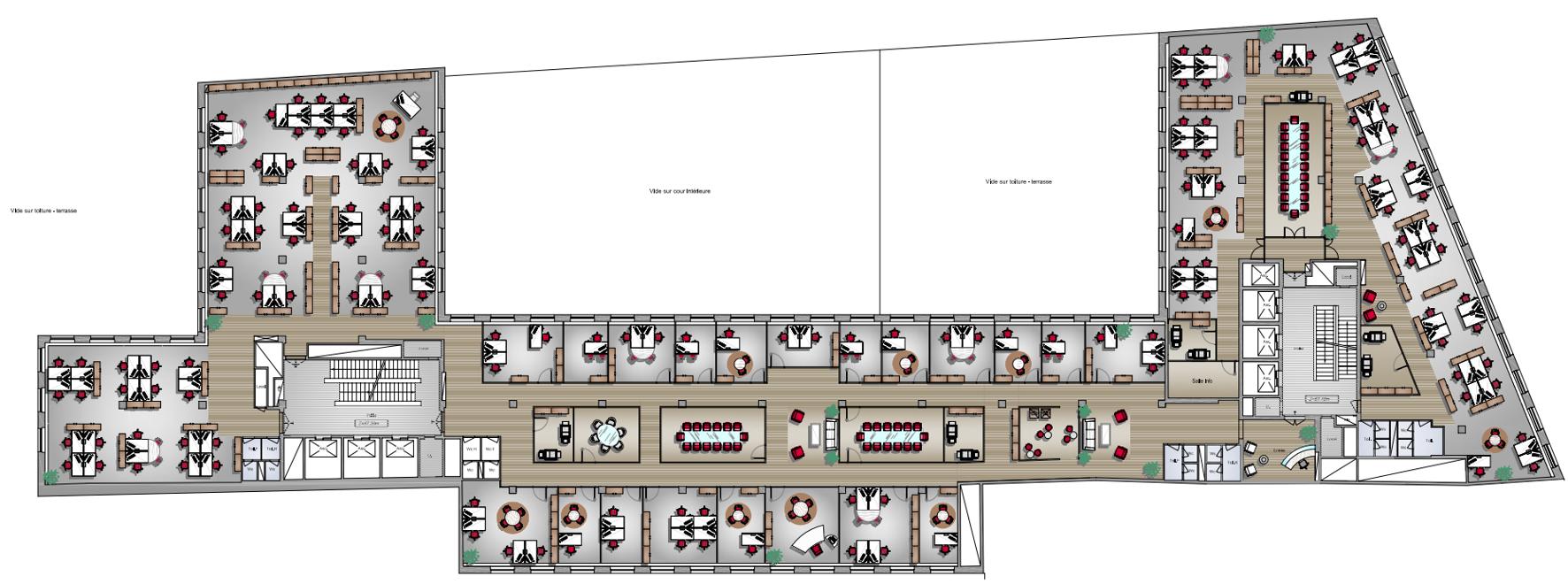 Bureau Paris 1737m² Location bureau Paris OLBUR2206195 8